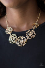 Load image into Gallery viewer, Rosy Rosette, Beat Around The ROSEBUSH- Gold